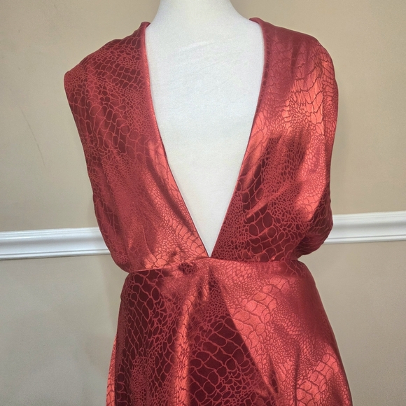 Hello Molly Vibrant Red Textured Dress Size Xl NWOT. - Picture 3 of 10